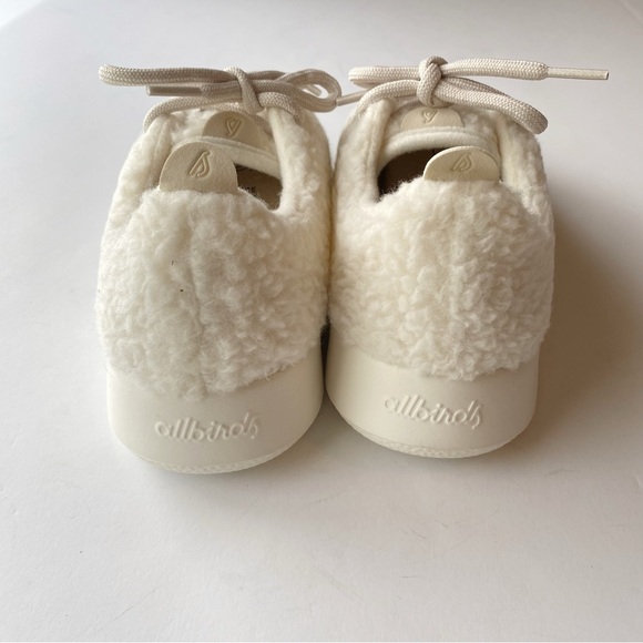 Allbirds Women's Cream Wool Runners Fluff - Natural White Size 8 with box - Picture 4 of 11